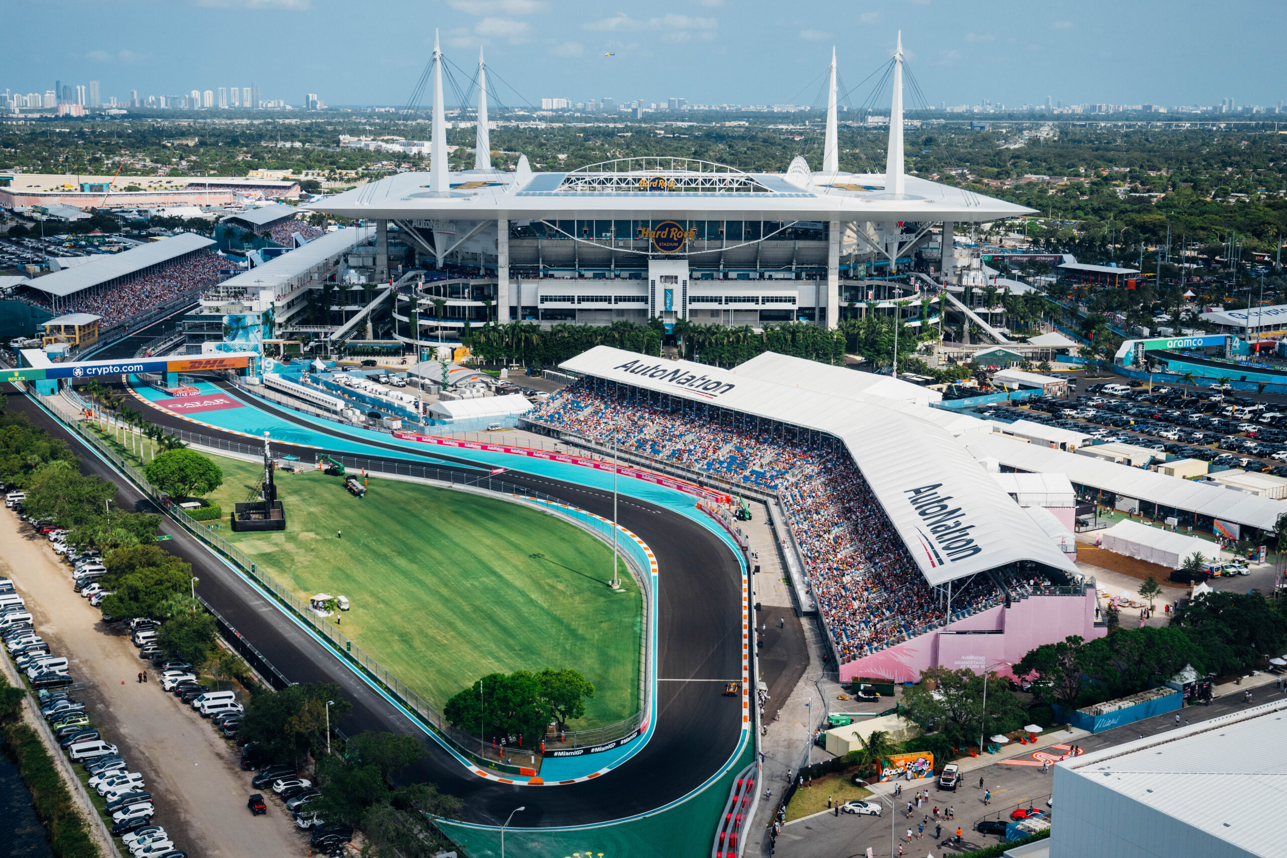 Grandstand at Turn 18 - F1 Miami Grand Prix 2024