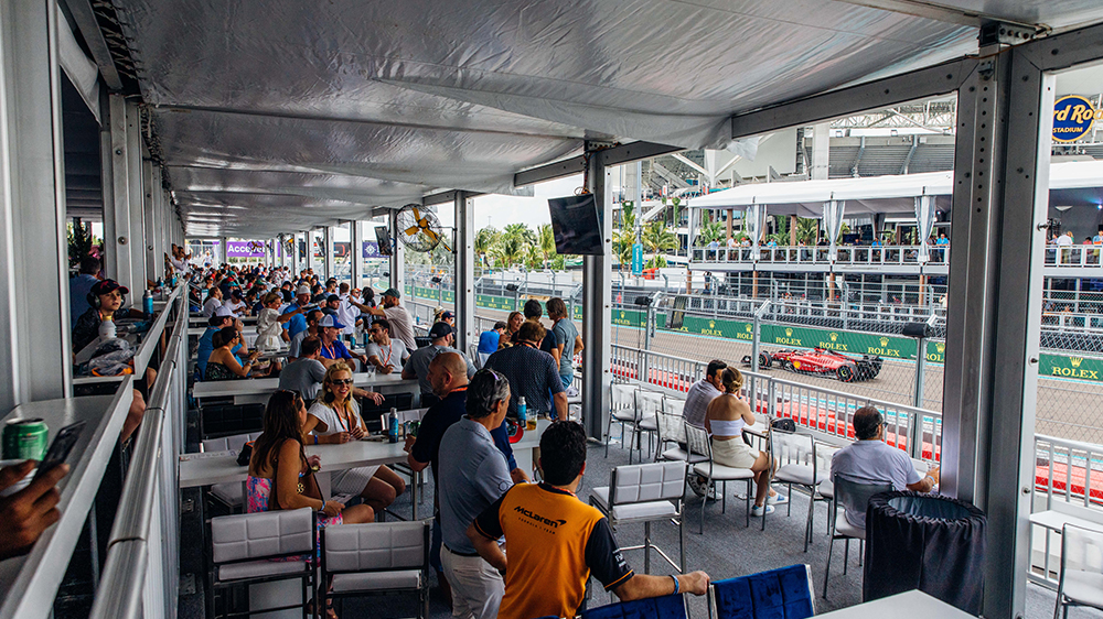 PHOTOS: F1 Miami Grand Prix Paddock Club VIP Area Was the Way to Go