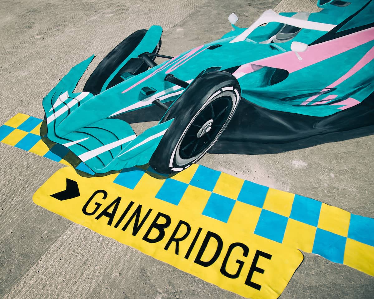 F1 MIAGP Gainbridge artwork shot by Race Service January 2022