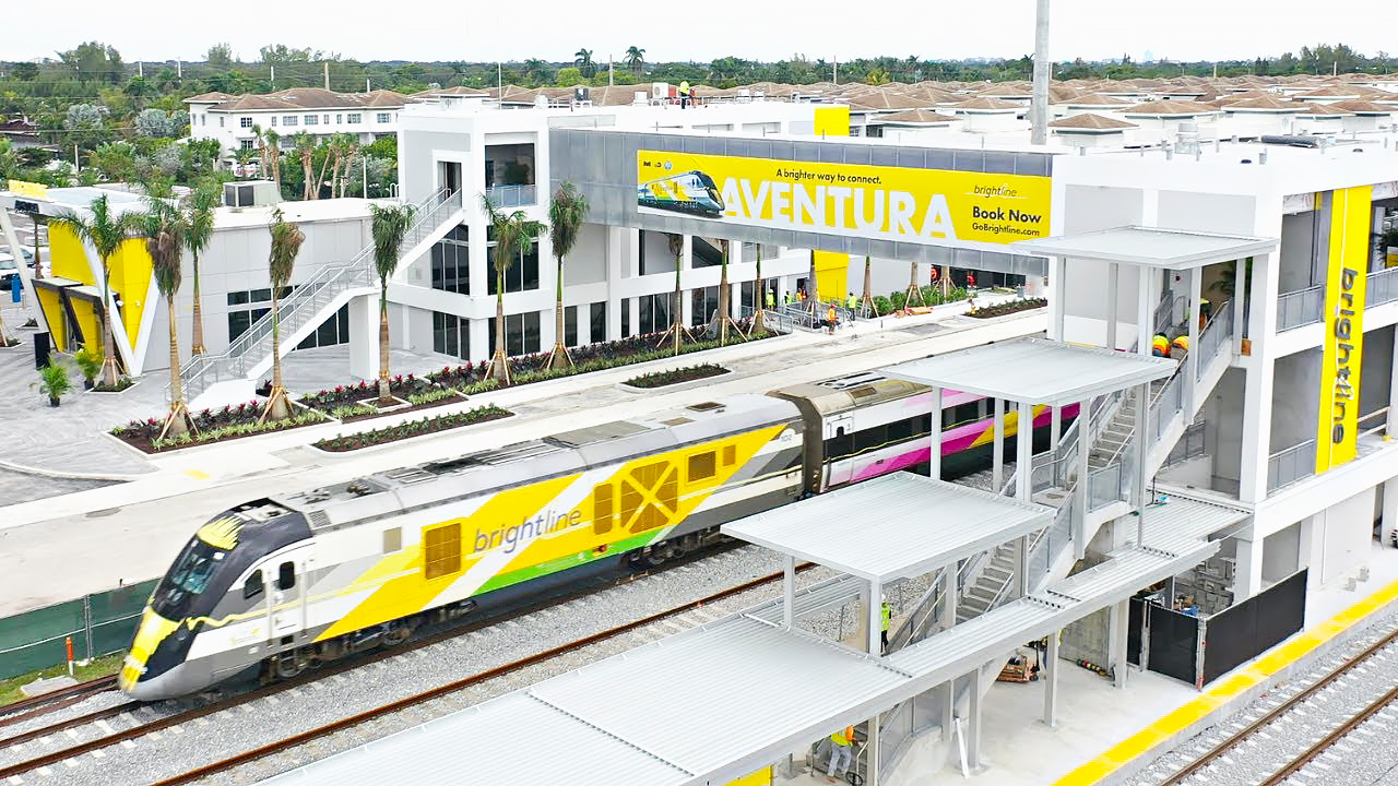 Brightline Aventura Station