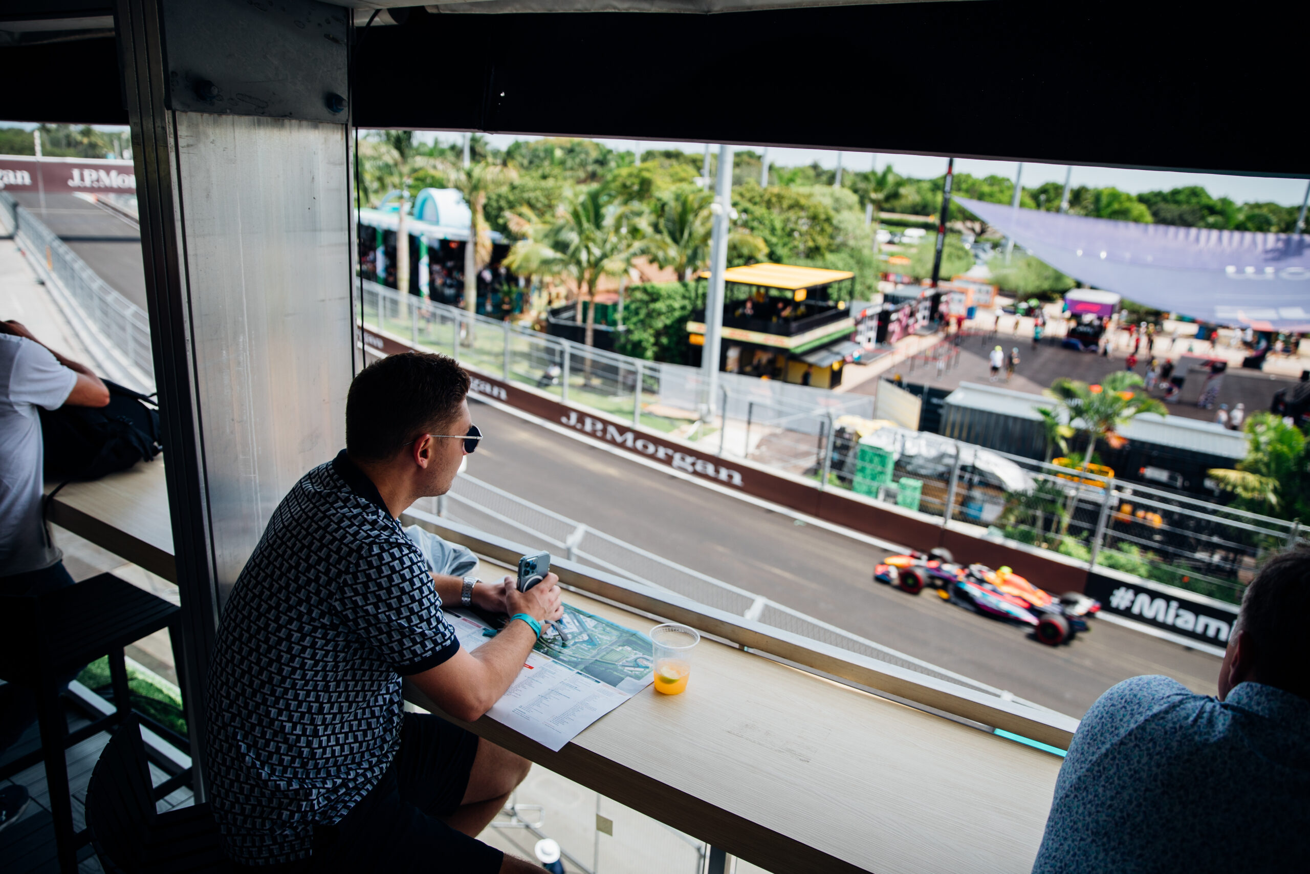 Liquid I.V. Race House is an immersive destination for motorsport fans, celebrating racing with great circuit views.