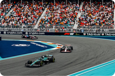 F1_Grandstands F1 Miami Grand Prix on Sunday, May 4, 2025