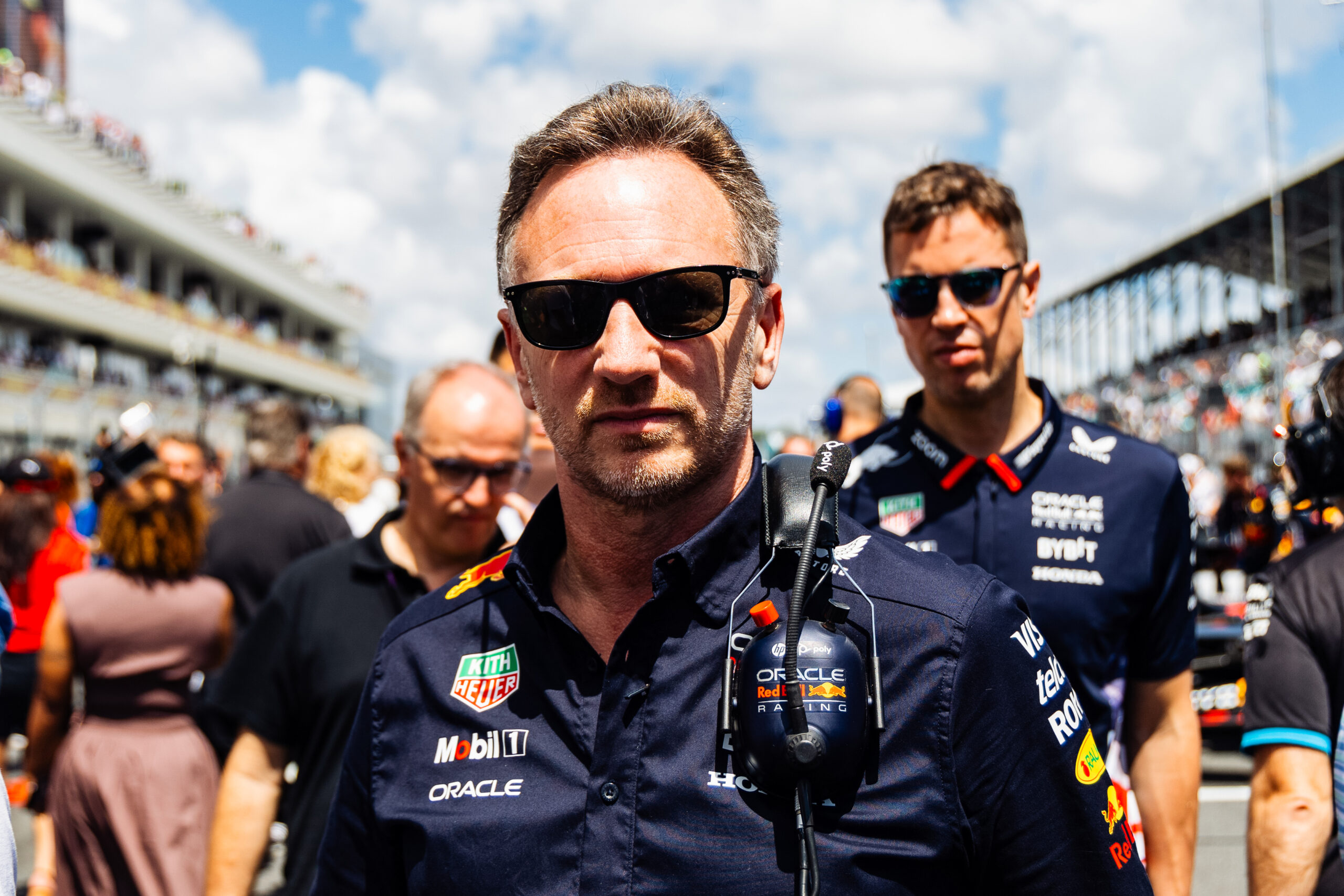 Picture of Christian Horner in sunglasses