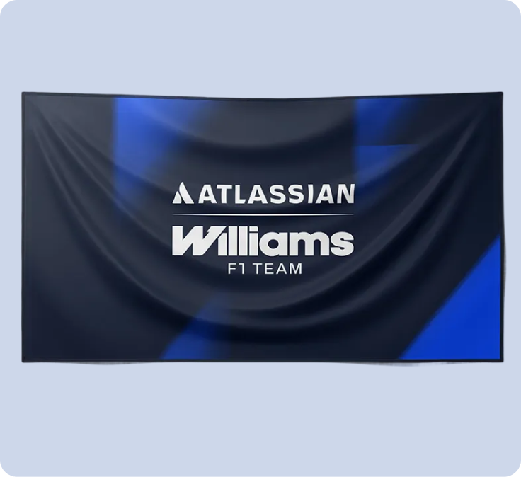 Frame 1410085375 Atlassian Williams Racing Flag
