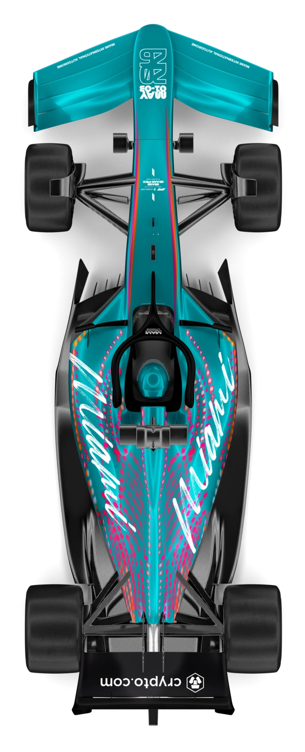 F126_BRD009_Livery_Top View 2026 Livery Miami