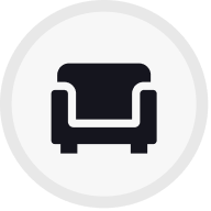 Lounge 2 comfy chair icon