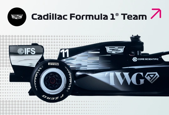 Cadillac Formula 1 Team Postcard