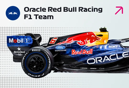 Oracle Red Bull Racing Team Postcard