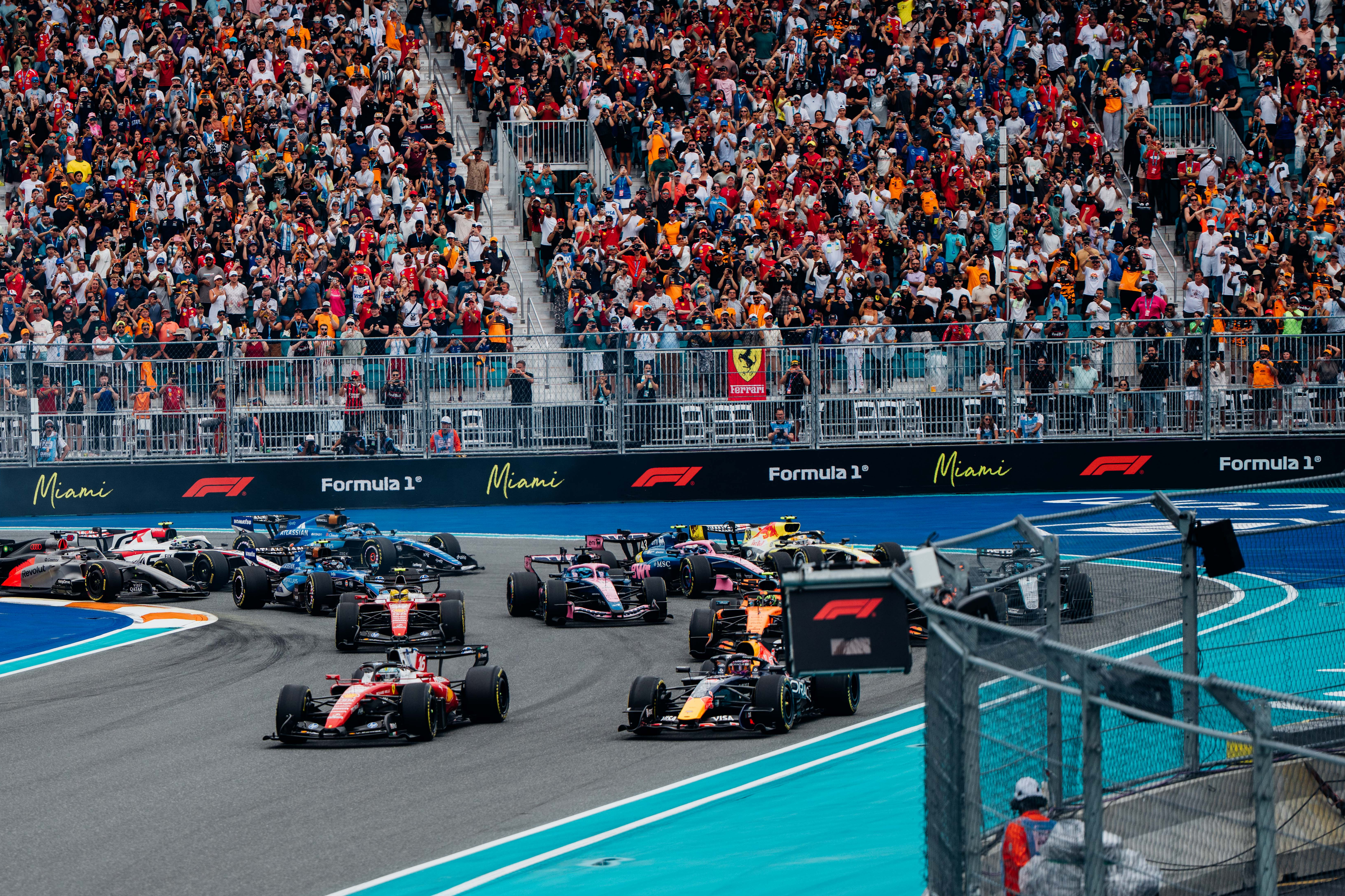 Grandstands at F1 Miami GP